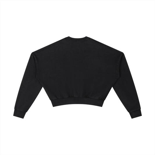 Vintage Washed Cropped Sweatshirt