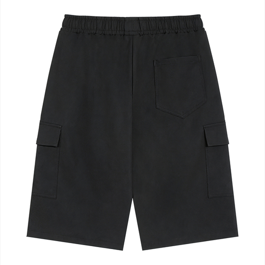 Unisex Drawstring Cargo Shorts