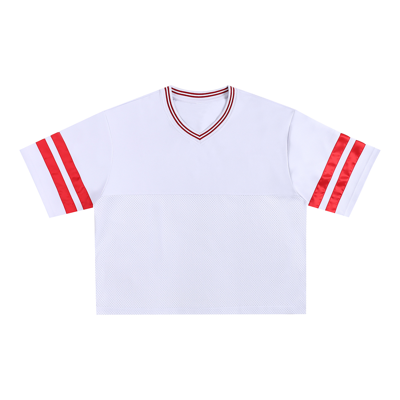 Taped Mesh Boxy T-Shirt