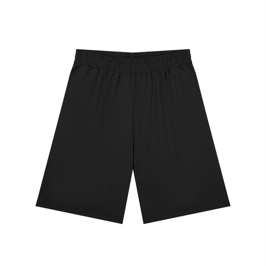 Men’s Solid Elastic Waist Shorts