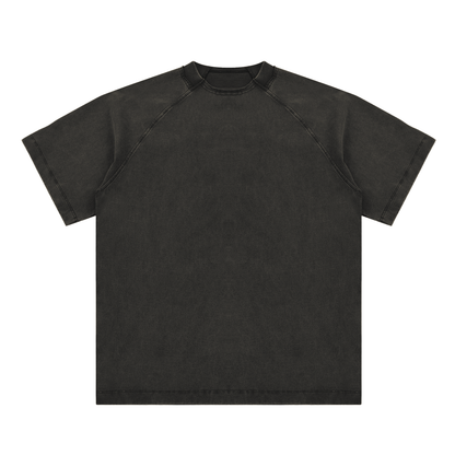 Vintage Washed Raglan Cotton T-Shirt