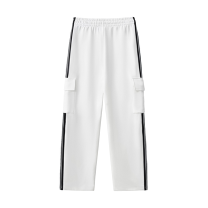 Side Stripe Straight-Leg Pants