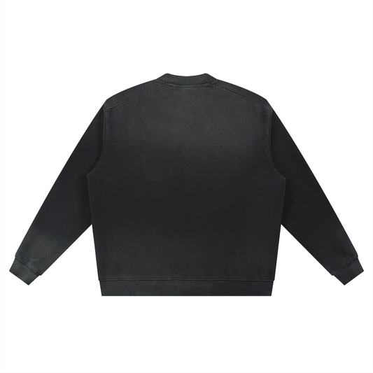Sun Fade Heavyweight Baseball Jacket