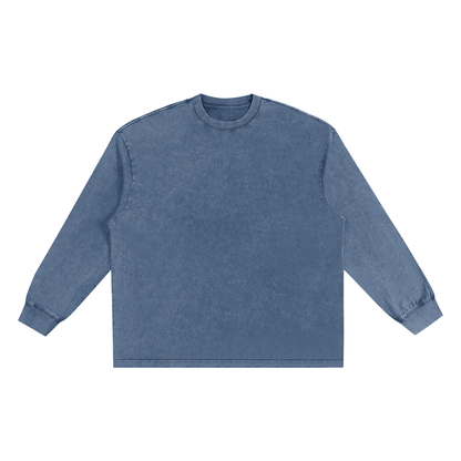 Snow Washed Frayed Edge T-Shirt