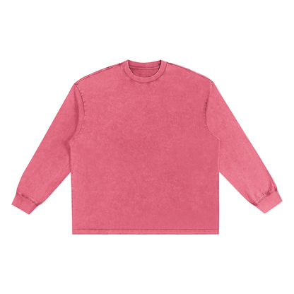 Snow Washed Frayed Edge T-Shirt