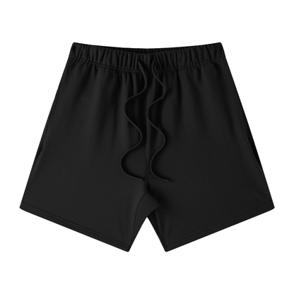 Unisex Earth Tone Loose Fit Cotton Shorts
