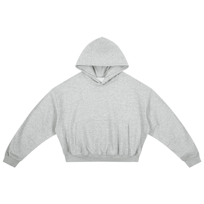 Essential Boxy Darted Sleeve Hoodie