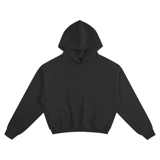 Unisex Cotton Cropped Hoodie