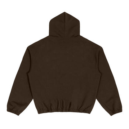 Boxy Cinched Hem Hoodie