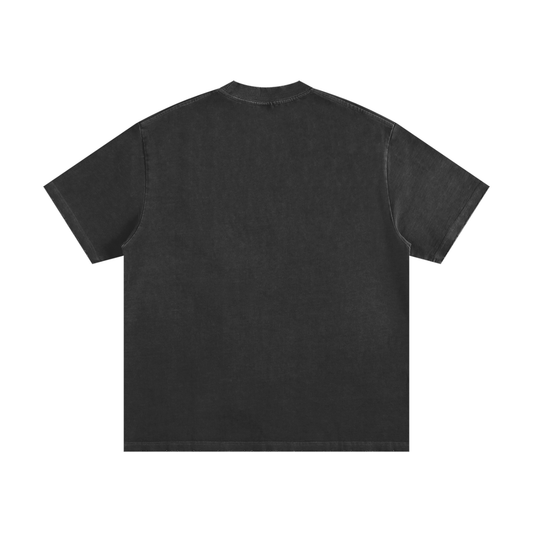 Heavyweight Vintage Washed Frayed T-Shirt