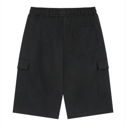 Unisex Drawstring Cargo Shorts