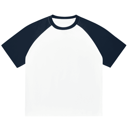 Color-Blocked Raglan Sleeve T-Shirt