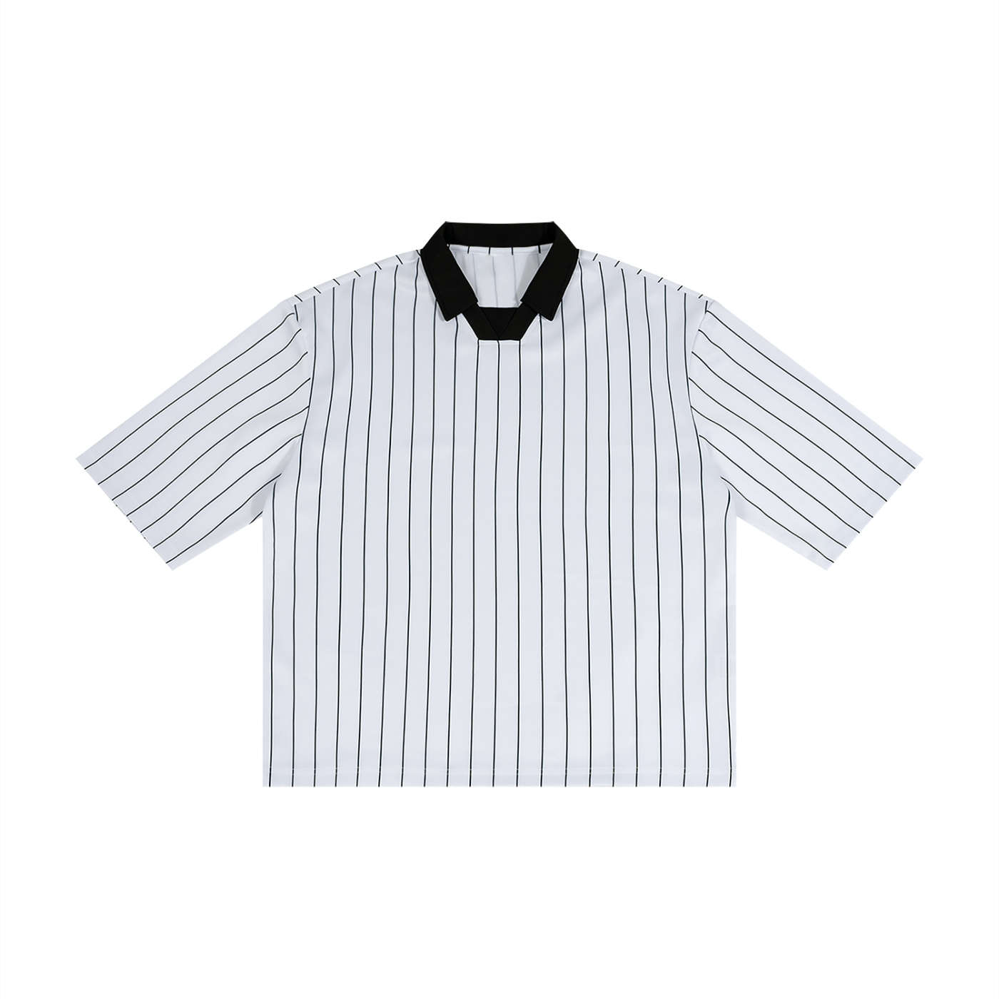 Unisex Pinstripe Collared Soccer Jersey