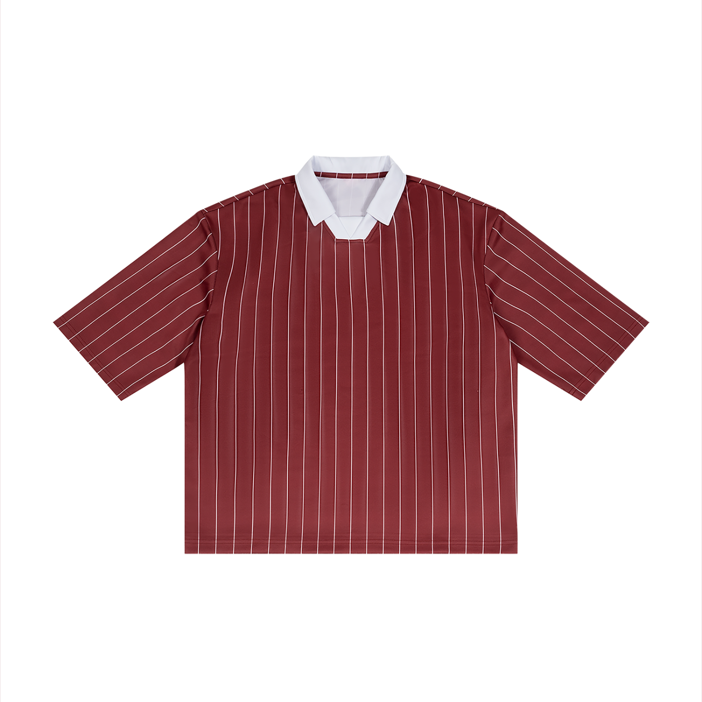 Unisex Pinstripe Collared Soccer Jersey