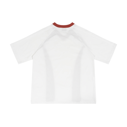 Unisex Color Block V-Neck T-Shirt