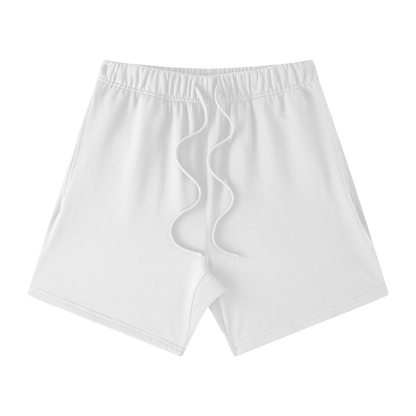Unisex Earth Tone Loose Fit Cotton Shorts