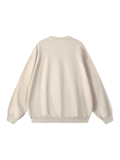 Snow Washed Oversized Sweatshirt