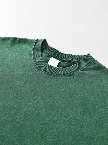 Acid Wash Oversize Long Sleeve T-Shirt
