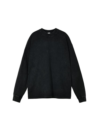 Acid Wash Oversize Long Sleeve T-Shirt