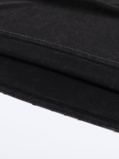 Vintage Washed Frayed Edge T-Shirt