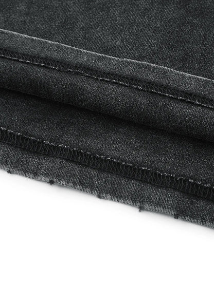 Snow Washed Frayed Hem Tank Top