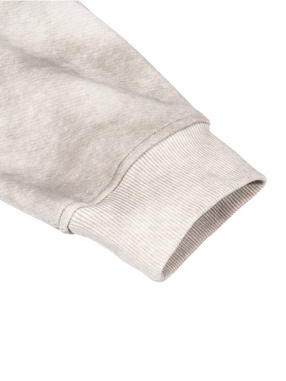 Dirty Washed Zip-Up Fleece Hoodie