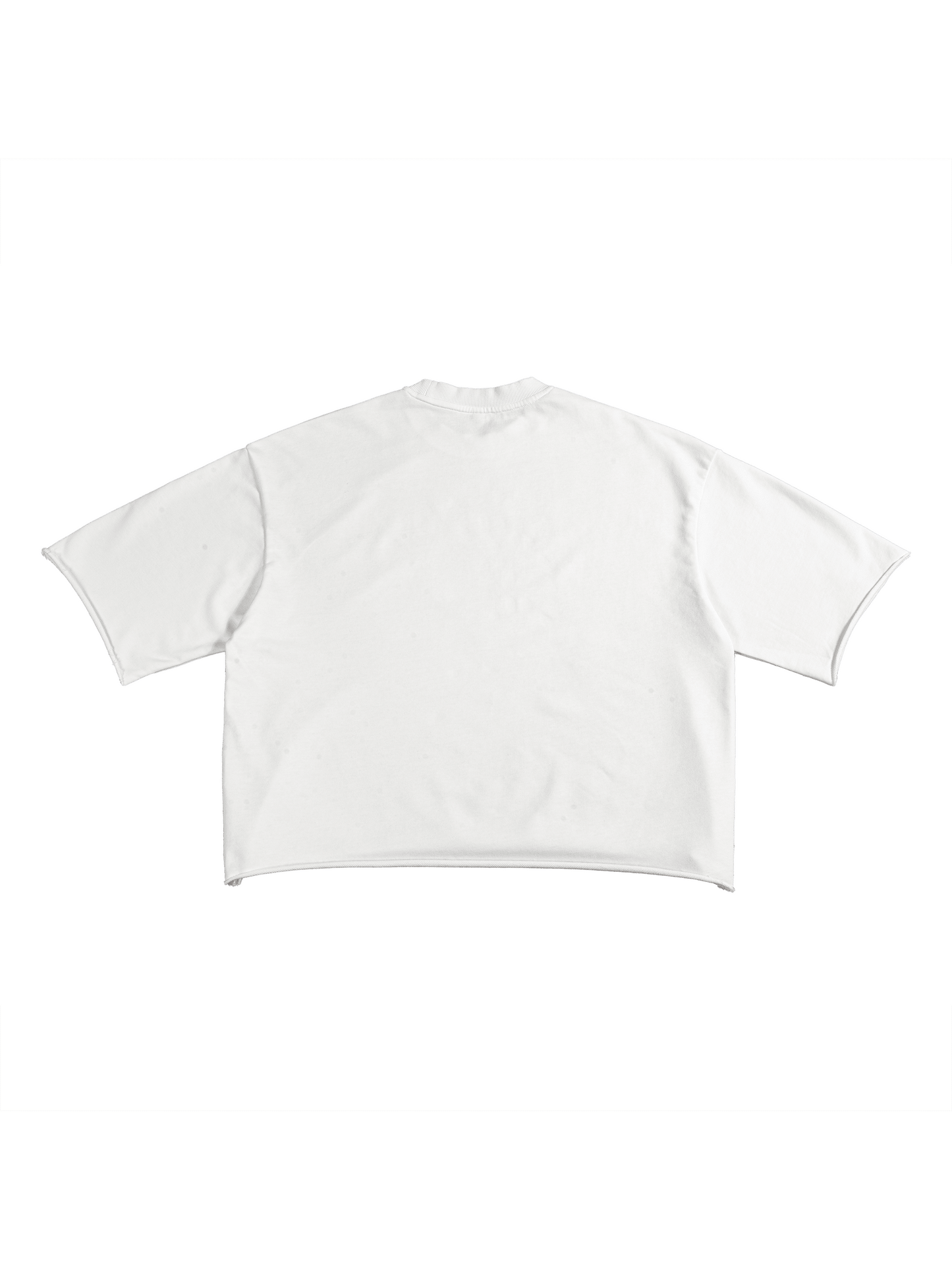 French Terry Raw Edge T-Shirt