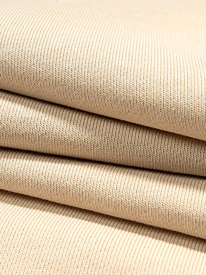 French Terry Raw Edge T-Shirt