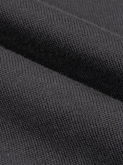 Raw Edge Boxy Non-Shrink T-Shirt
