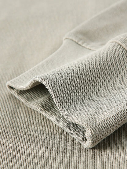 Essential Non-Shrink Mock Neck Sweatshirt