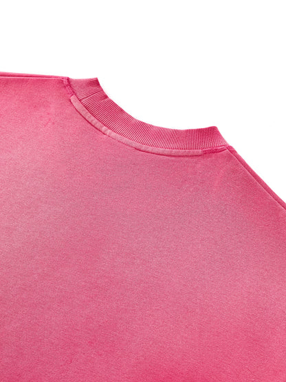 Sun Fade Raw Edge T-Shirt