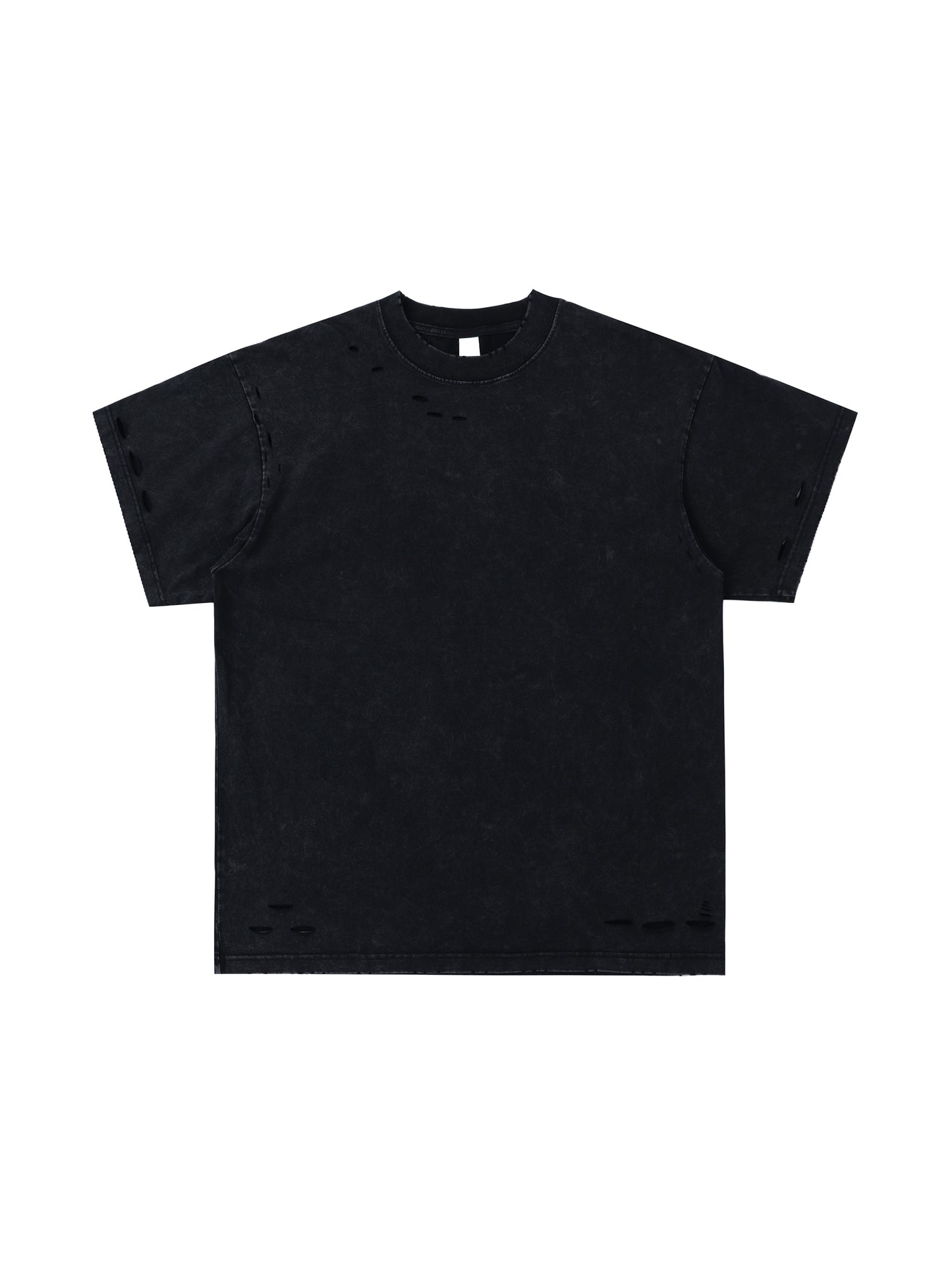 Heavyweight Snow Washed Hand-Frayed T-Shirt