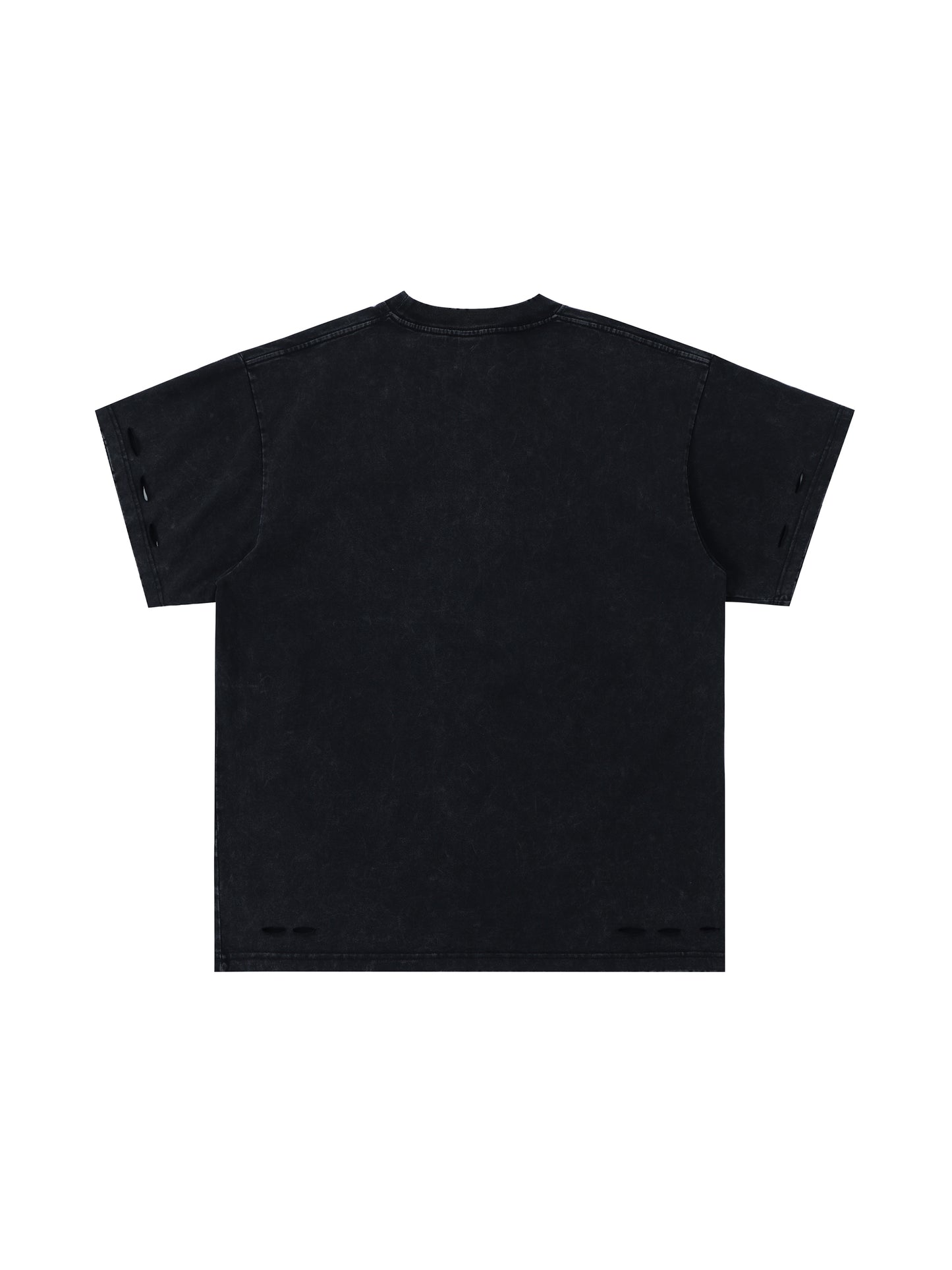 Heavyweight Snow Washed Hand-Frayed T-Shirt