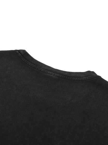 Snow Washed Raw-Hem Tank Top