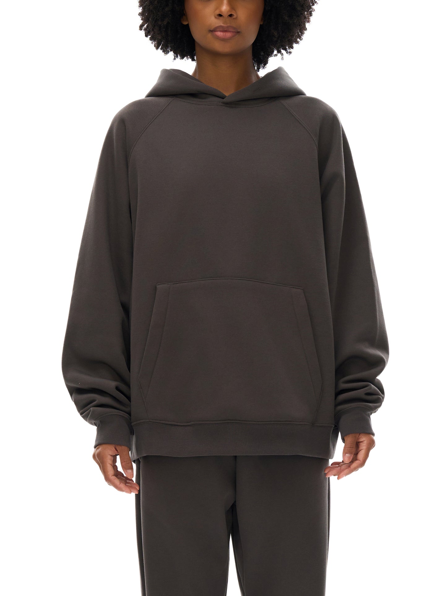 Essential Raglan Sleeve Fleece Hoodie