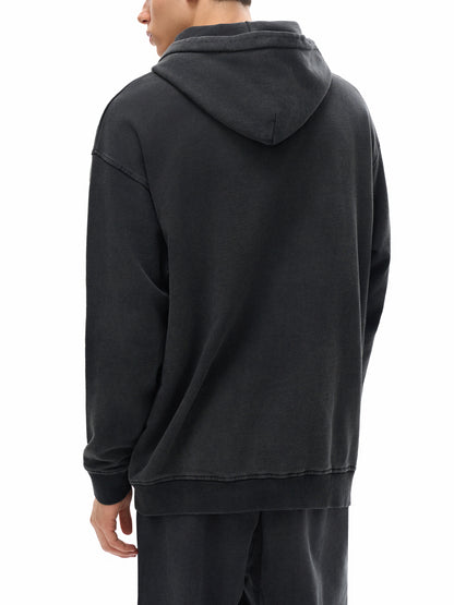 Vintage Washed Cotton Hoodie