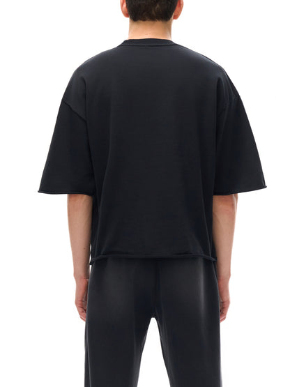 French Terry Raw Edge T-Shirt