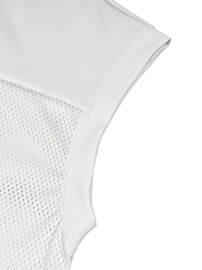 Loose Sleeveless Mesh T-Shirt