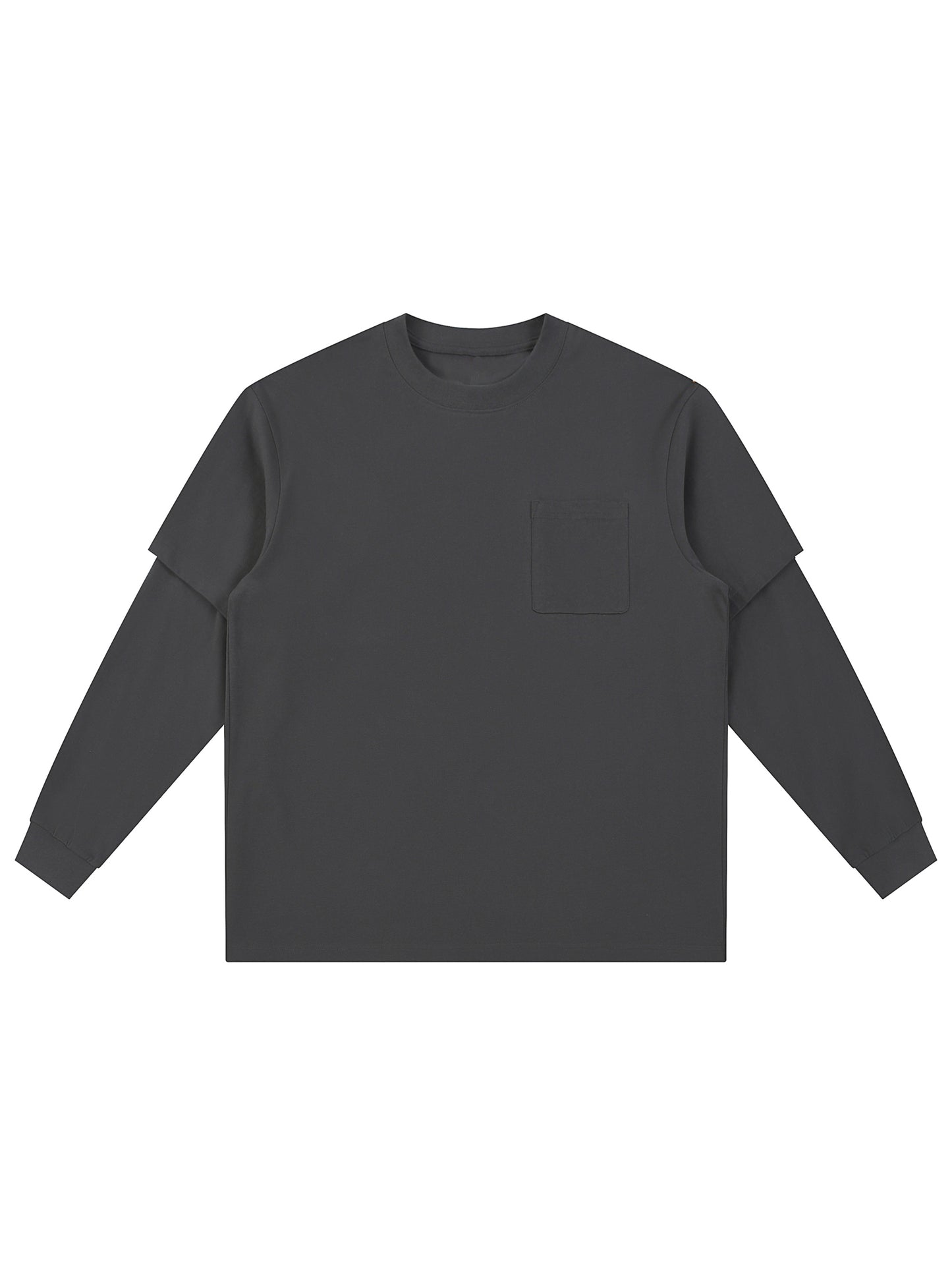 Layered Long Sleeve Oversized Tee