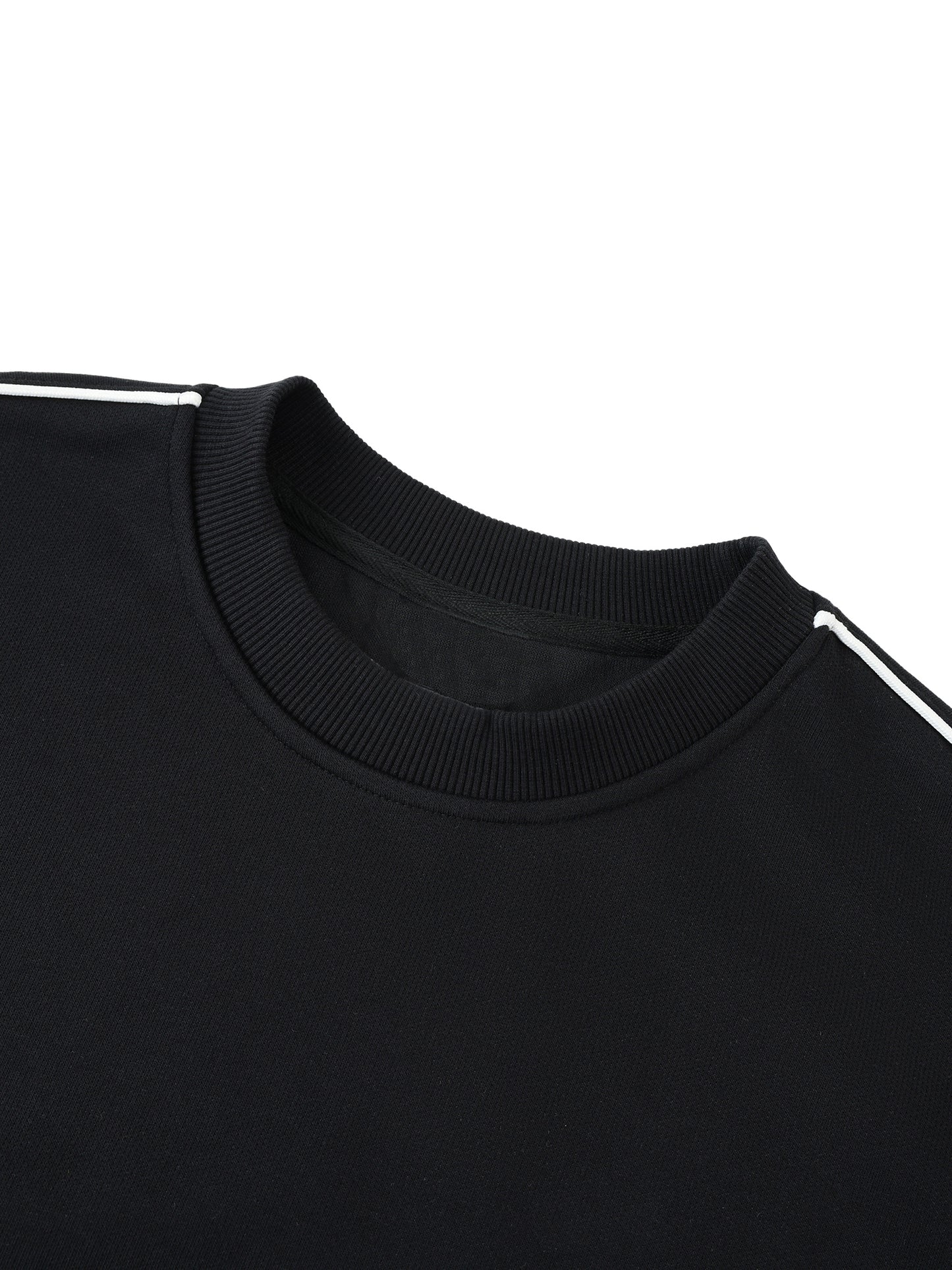 Oversized Crewneck Taped Sweatshirt