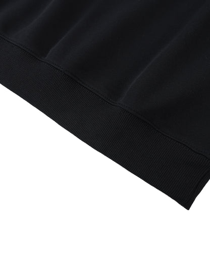 Oversized Crewneck Taped Sweatshirt