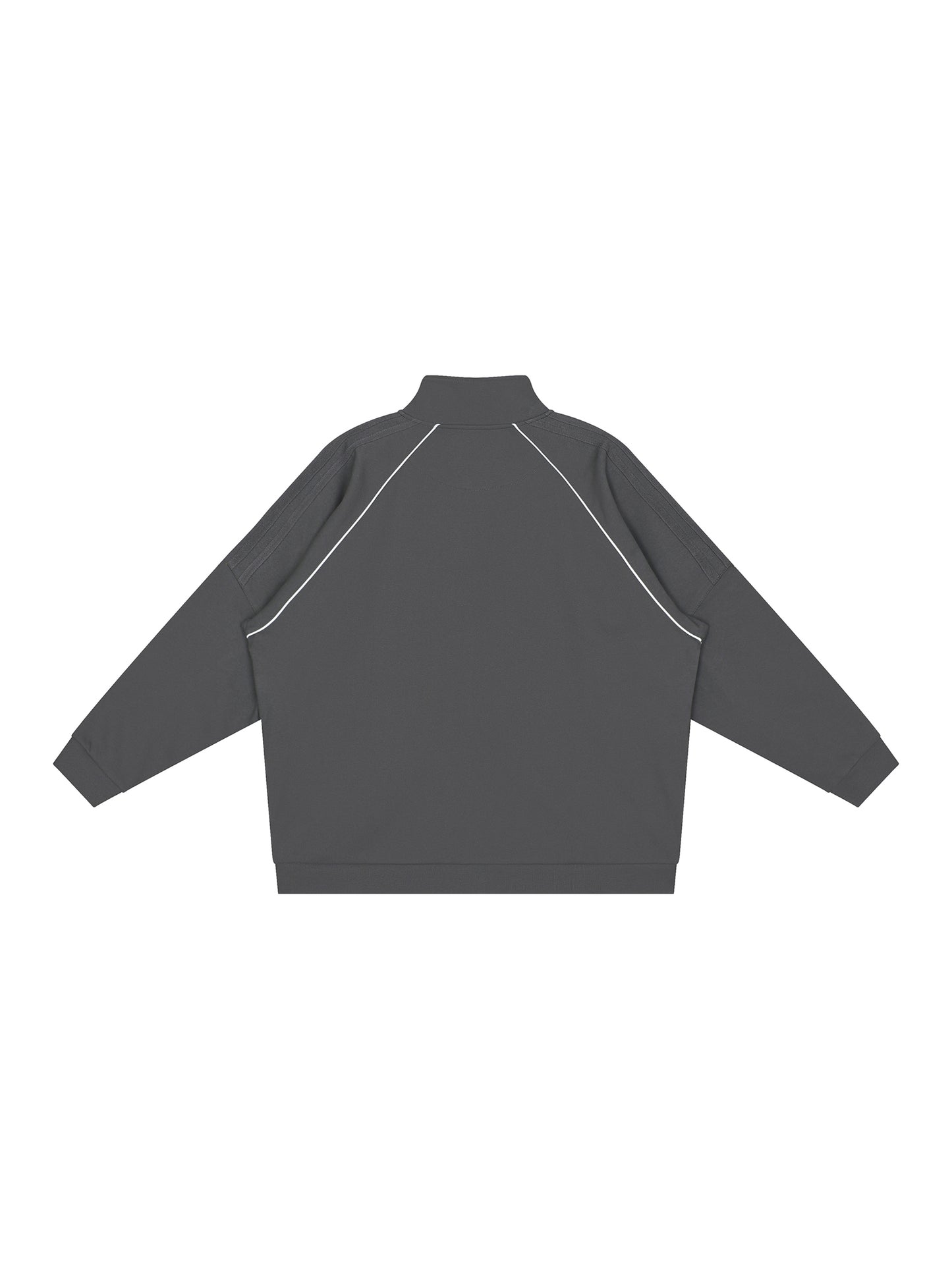 Reflection Striped Raglan Sleeve  Jacket