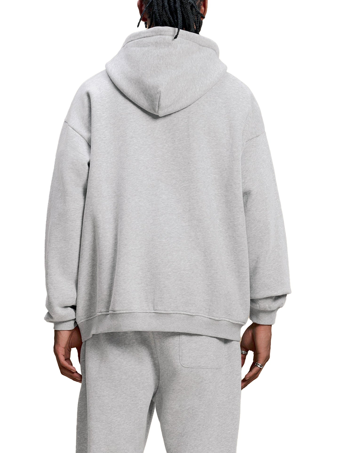 Sun Fade Contrast Tape Fleece Hoodie