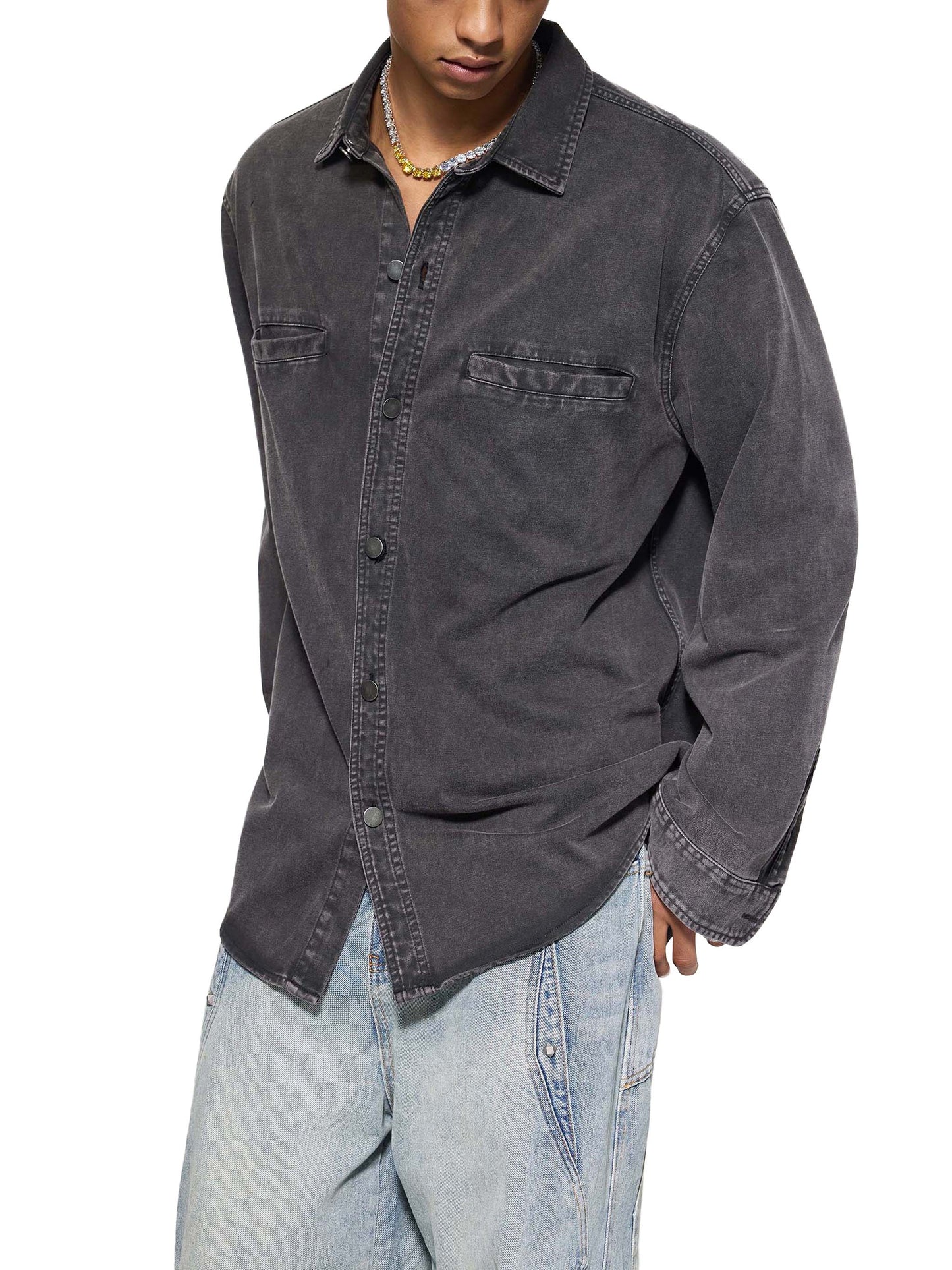Denim Vintage Washed Heavyweight Jacket
