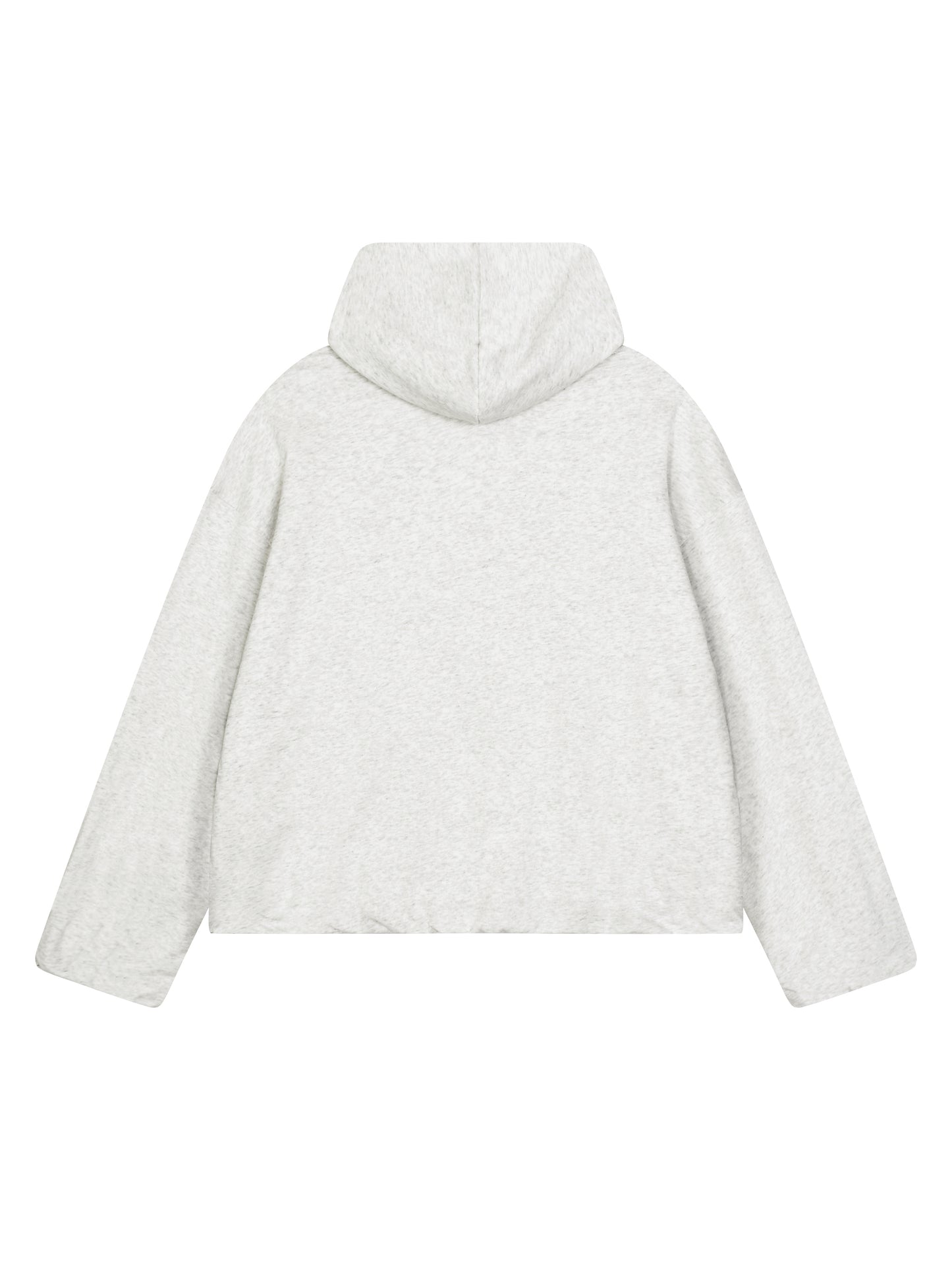 Boxy Gather-Hem Hoodie