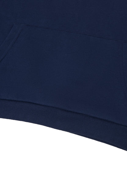 Contrast Side Stripe Cropped Hoodie