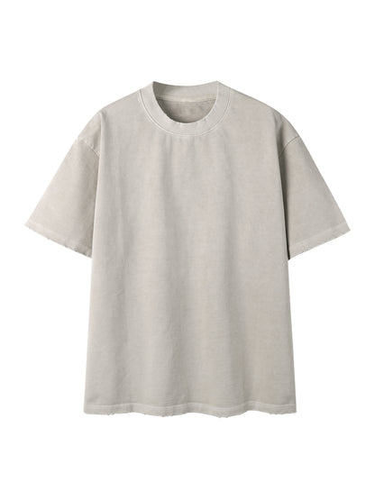 Heavyweight Vintage Washed Frayed T-Shirt