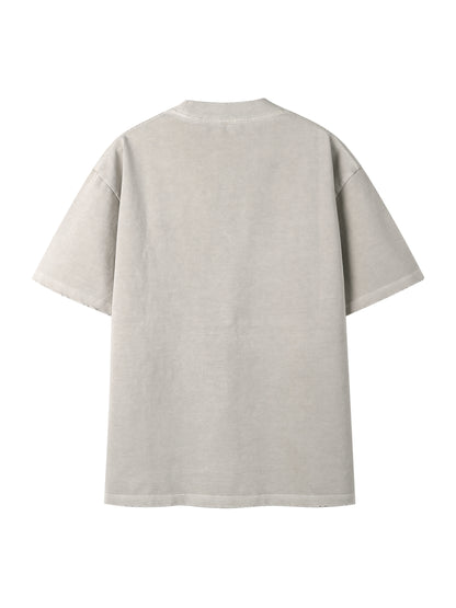 Heavyweight Vintage Washed Frayed T-Shirt