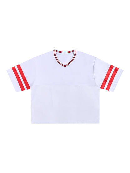 Taped Mesh Boxy T-Shirt