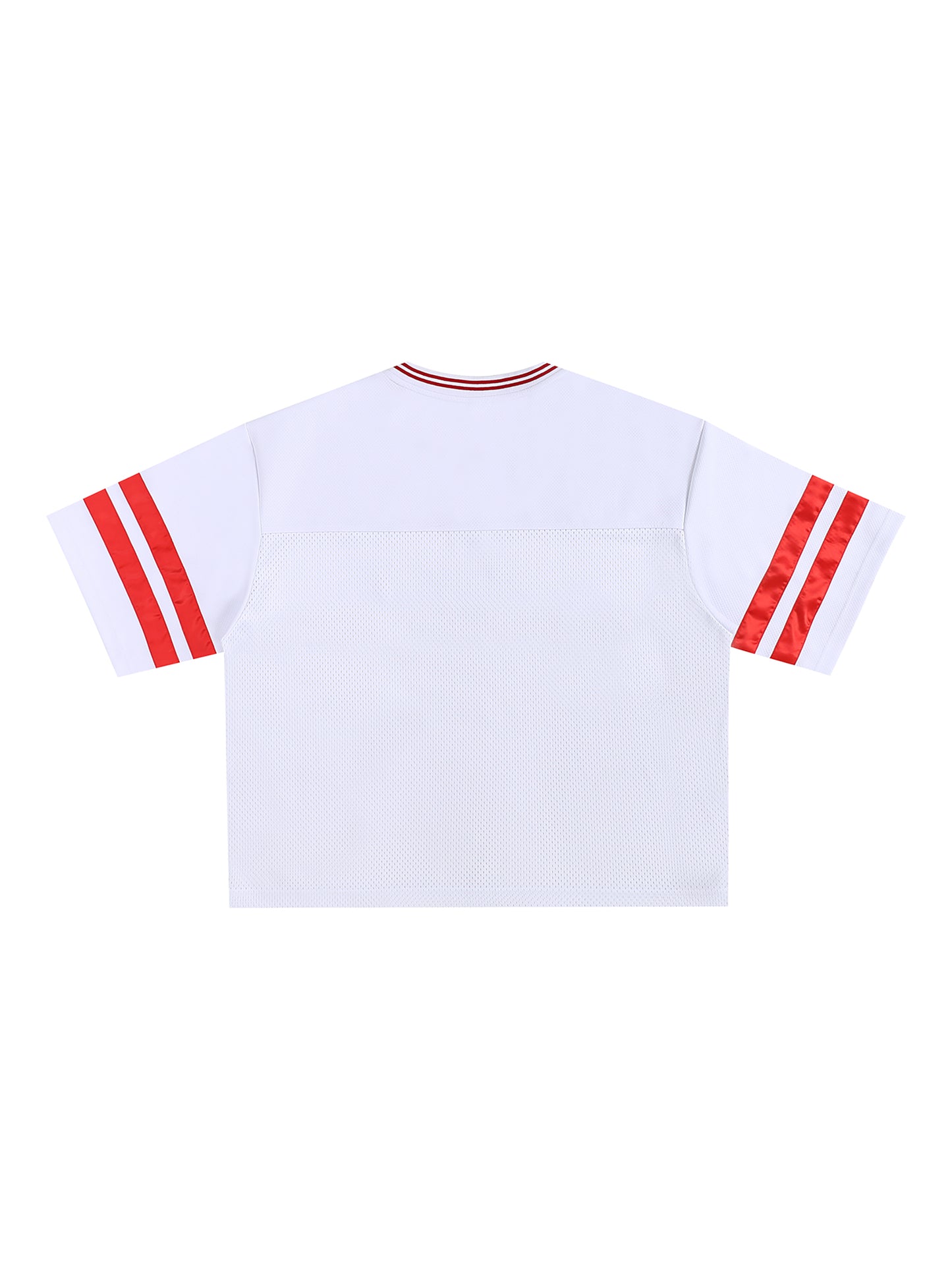 Taped Mesh Boxy T-Shirt